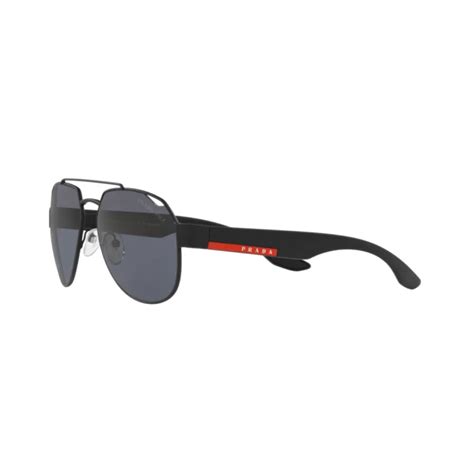 prada linea rossa lifestyle ps 57us dg05z1 black rubber|Macy's.